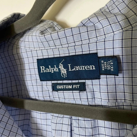 Ralph Lauren Blue Label Button Up Shirt Size 16.5 36/37 - Picture 2 of 9